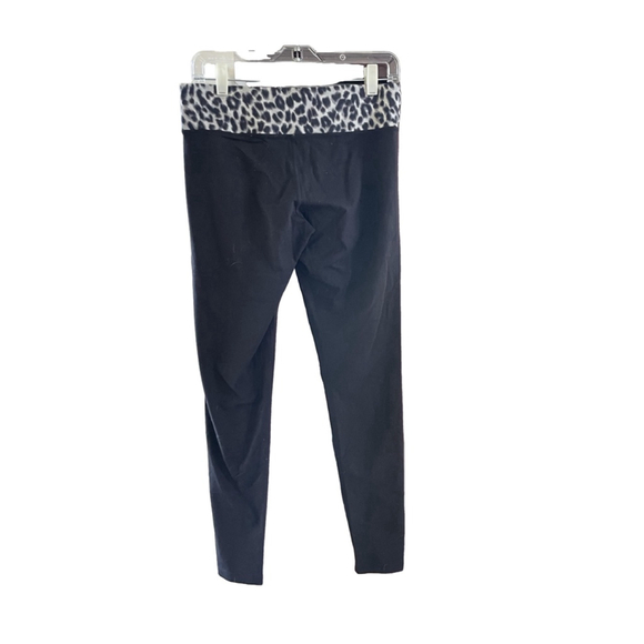 Women's Victoria’s Secret PINK Leggings M Black Gray - Picture 2 of 3